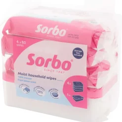 Sorbo Vochtige Reinigingsdoekjes In Opbergbox