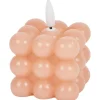 Vierkante Ledkaars Met Bolletjes